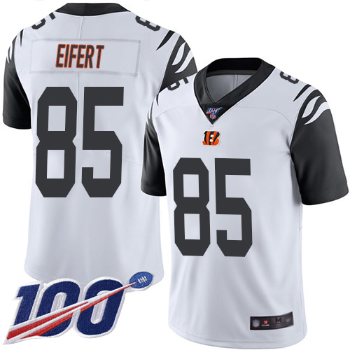 Cincinnati Bengals Limited White Men Tyler Eifert Jersey NFL Footballl #85 100th Season Rush Vapor Untouchable->cincinnati bengals->NFL Jersey